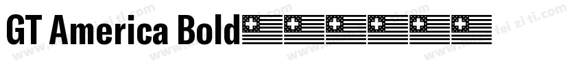 GT America Bold字体转换